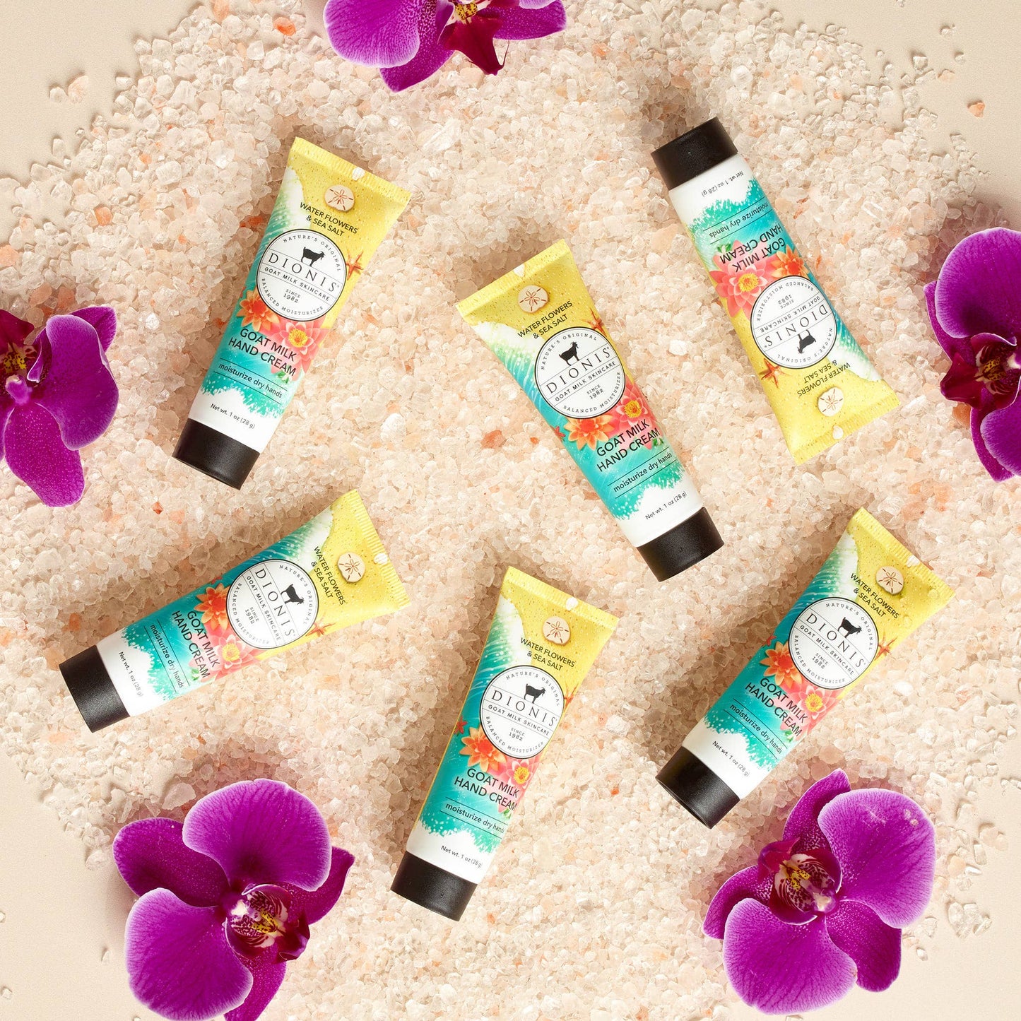 Dionis Water Flowers & Sea Salt Goat Milk Hand Cream 1oz