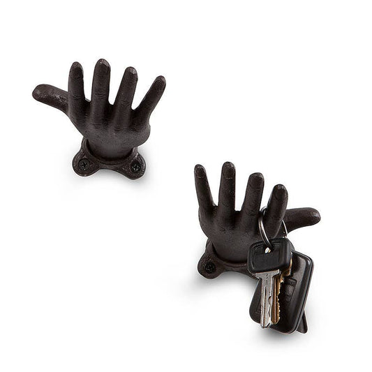Flat Hand Wall Hook-2Asst-Brown-5"L-1509