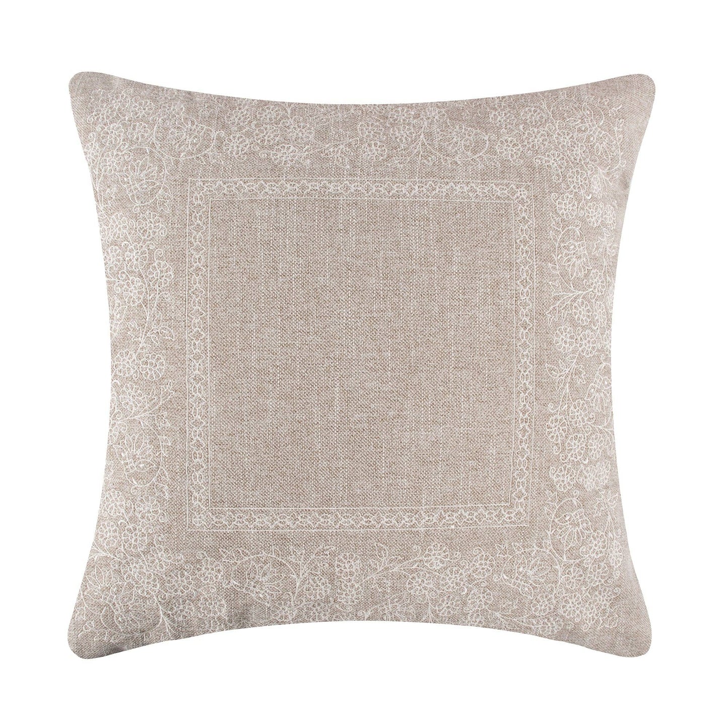 Alessio Embroidered Border Pillow