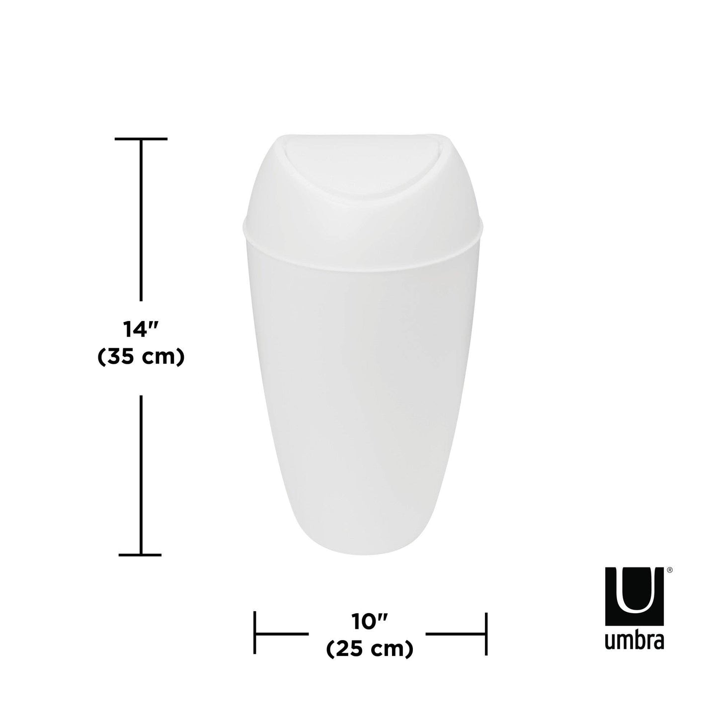 Twirla Trash Can, 2.4 G: Light Grey
