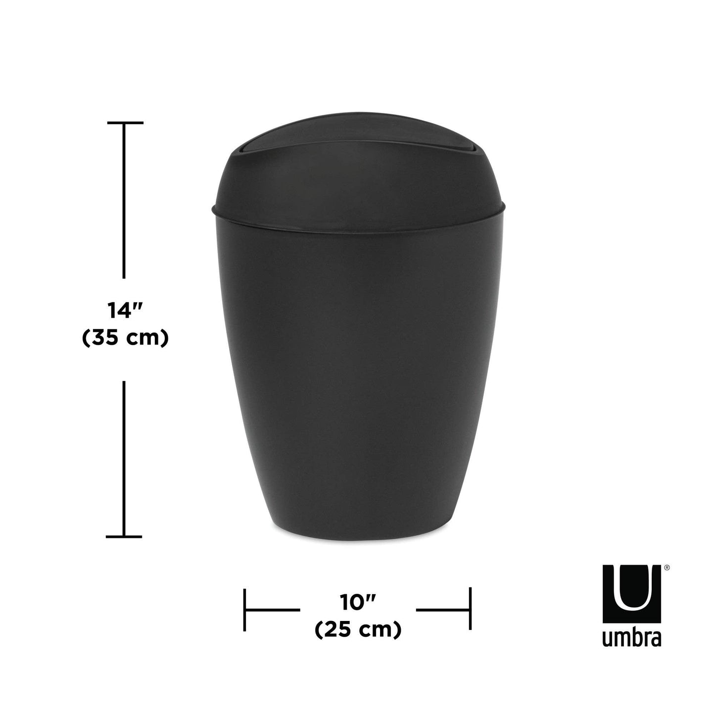 Twirla Trash Can, 2.4 G: Light Grey