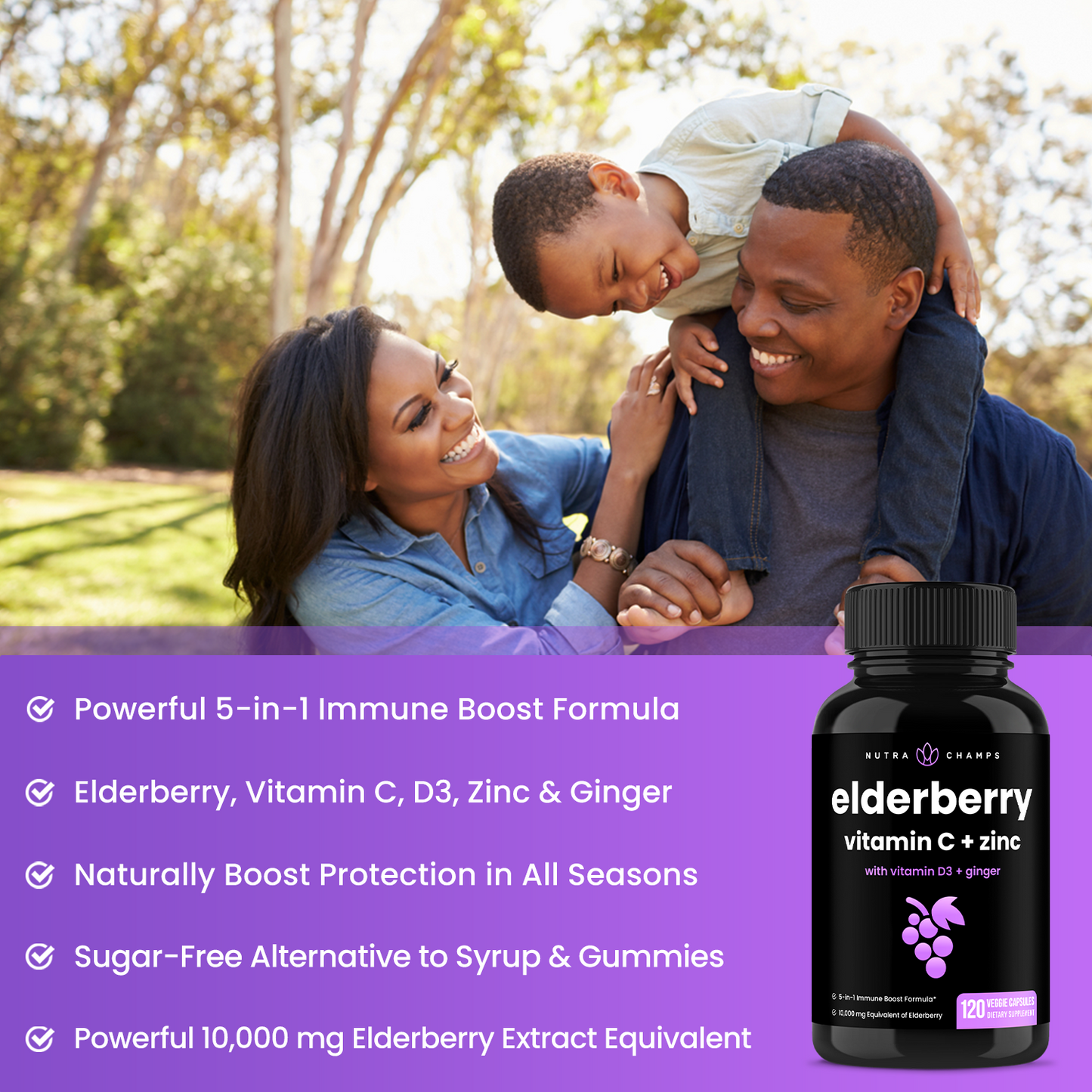 Elderberry Capsules - Immunity Booster
