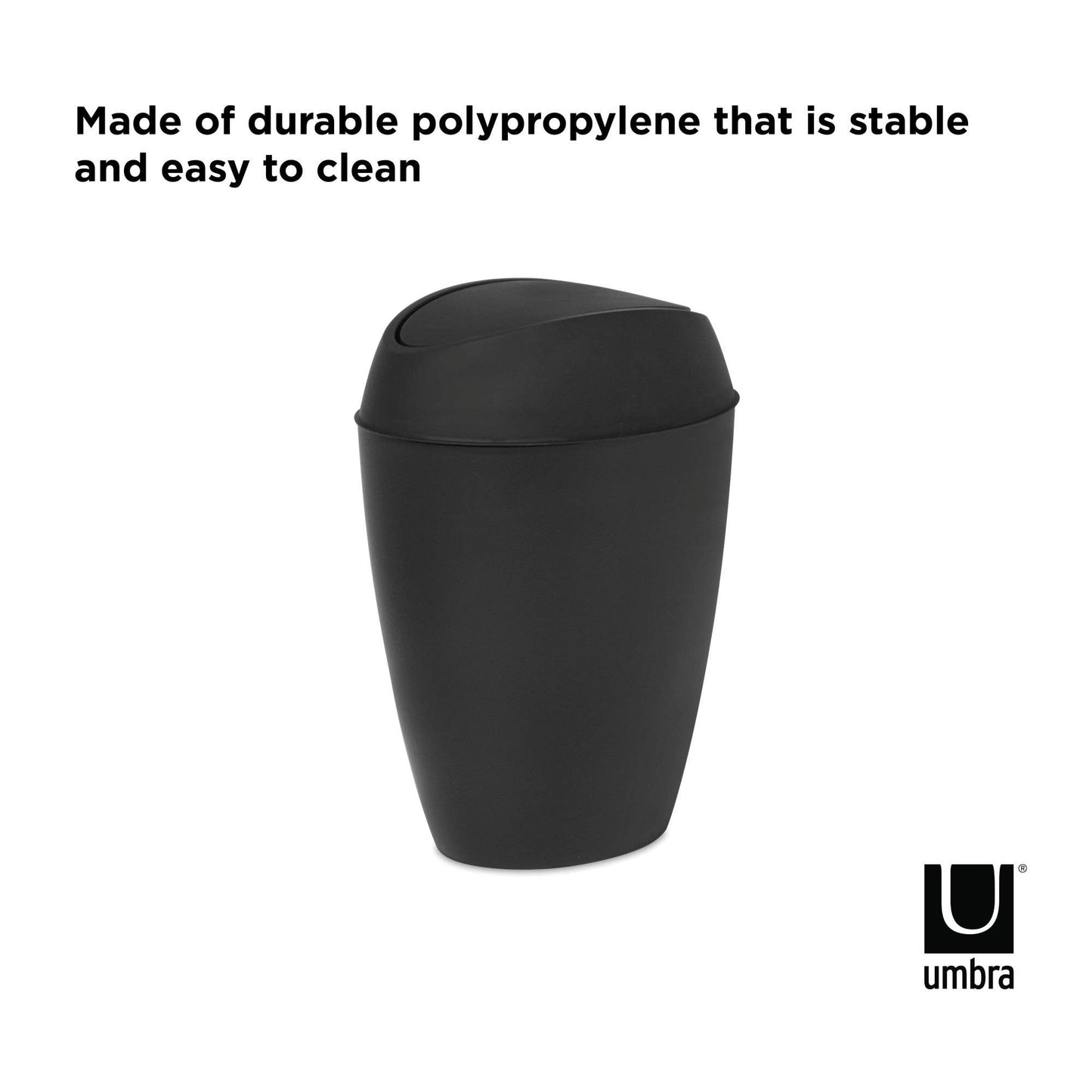 Twirla Trash Can, 2.4 G: Light Grey