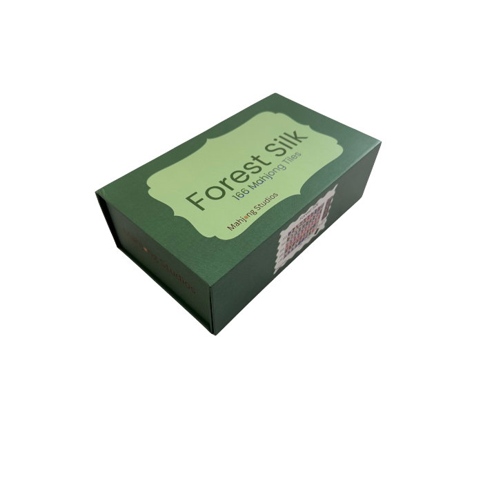 Mahjong Studios – American Mahjong Tile Set Green Tiles - Forest Silk