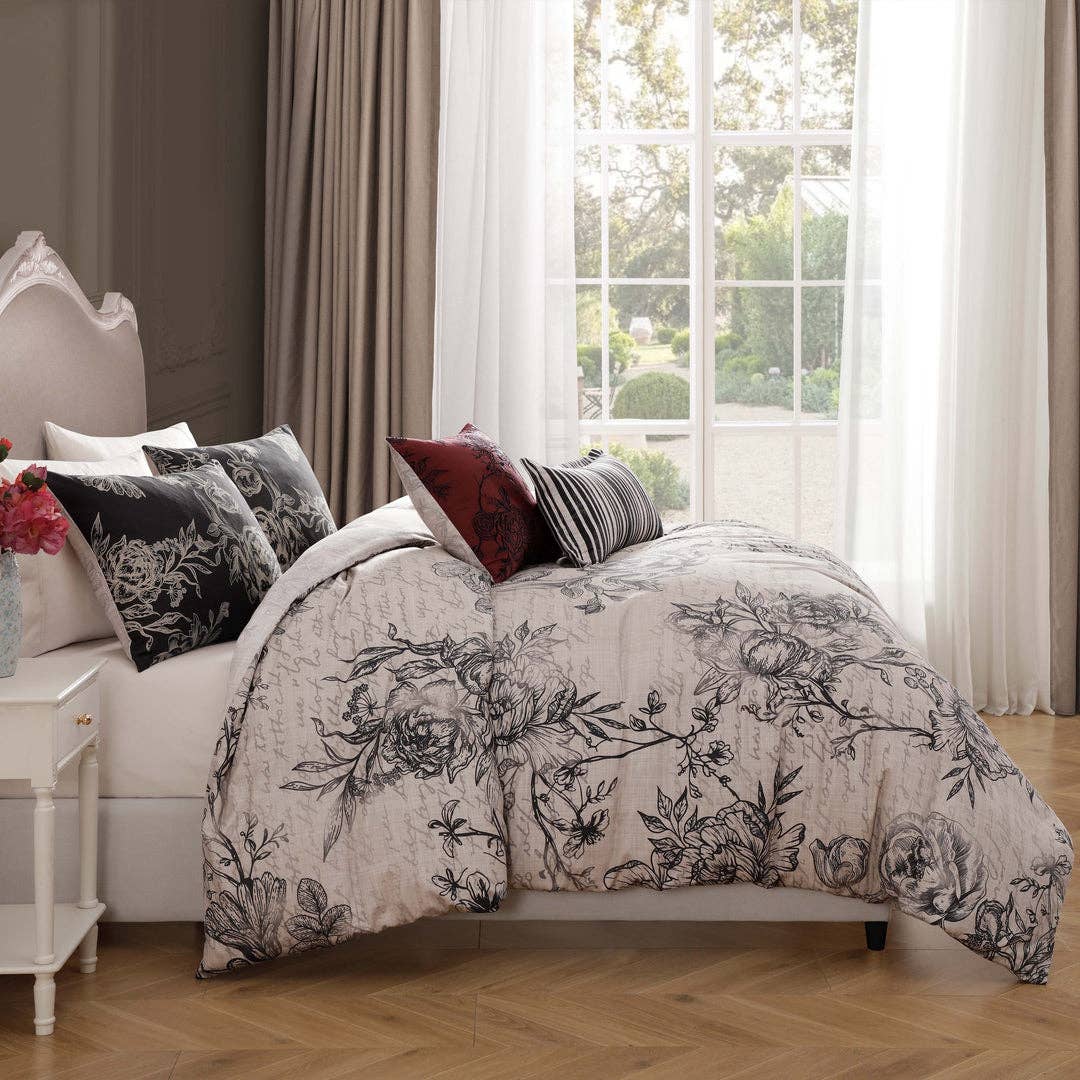 Serenova 5 Piece Reversible Comforter Set