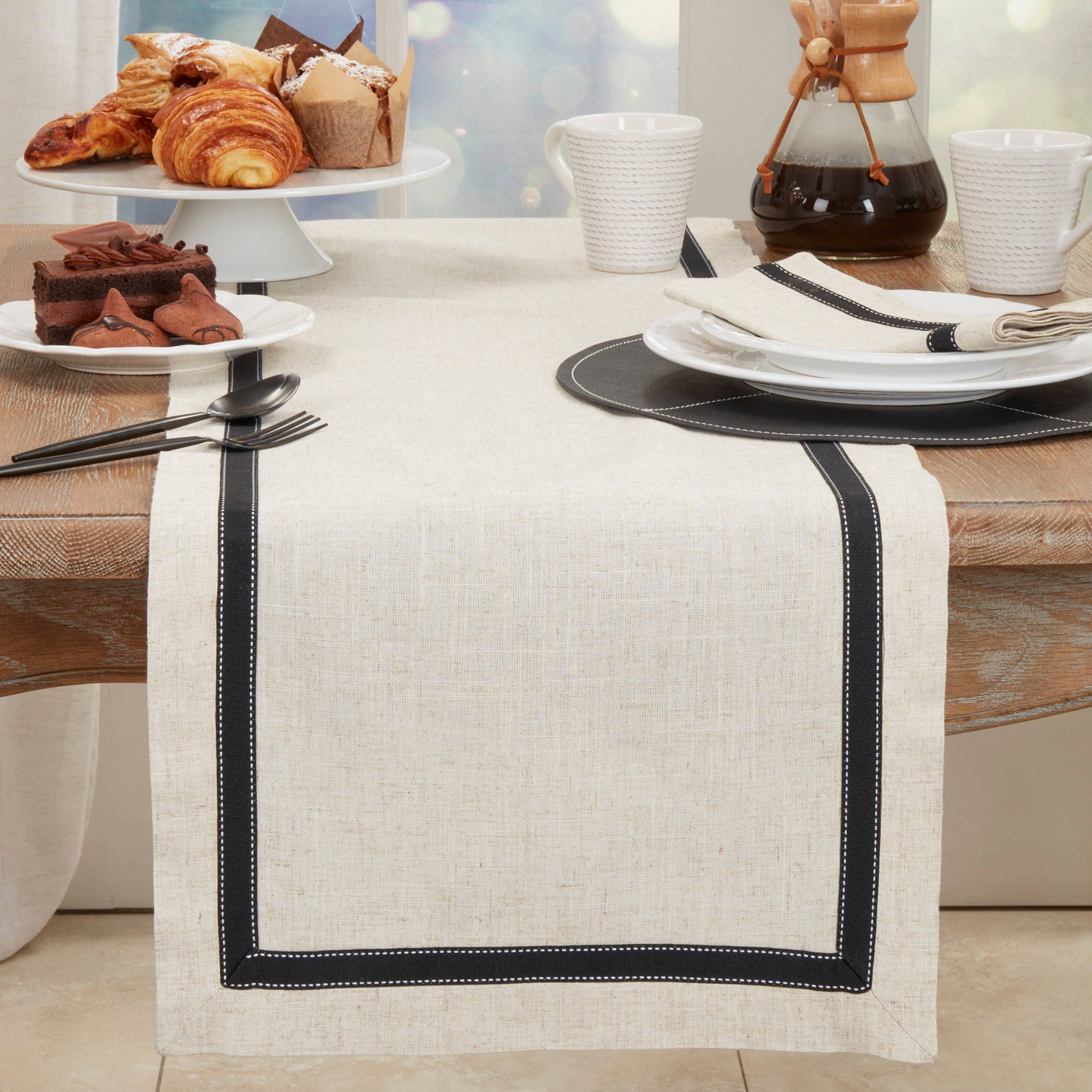 Grosgrain Accent Table Runner