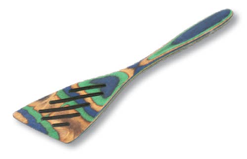 8" Peacock Pakka Mini Slotted Spatula