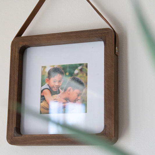 4x4 Square Hanging Photo Frame