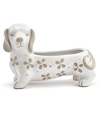Planter, Wiener Dog  # 14594