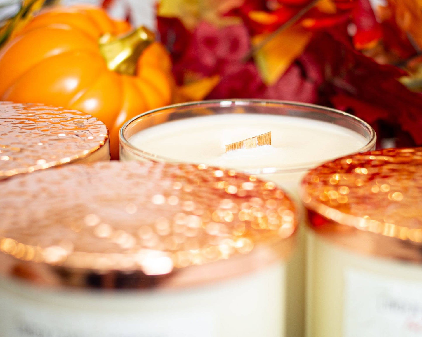 Fall Candle Sweater Weather 16oz Organic Soy Candle