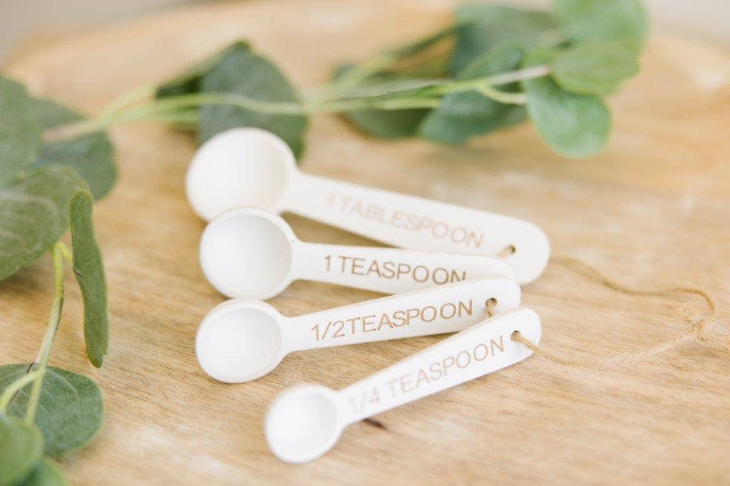 6" wood measuring spoons set/4 (TBSP) KITCHEN