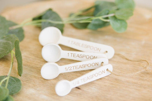 6" wood measuring spoons set/4 (TBSP) KITCHEN