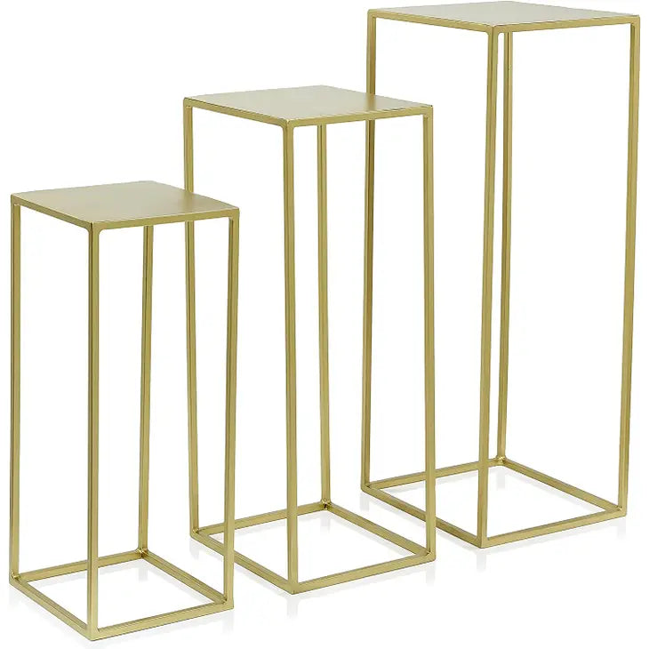 Sm Gold Metal Plant Stand