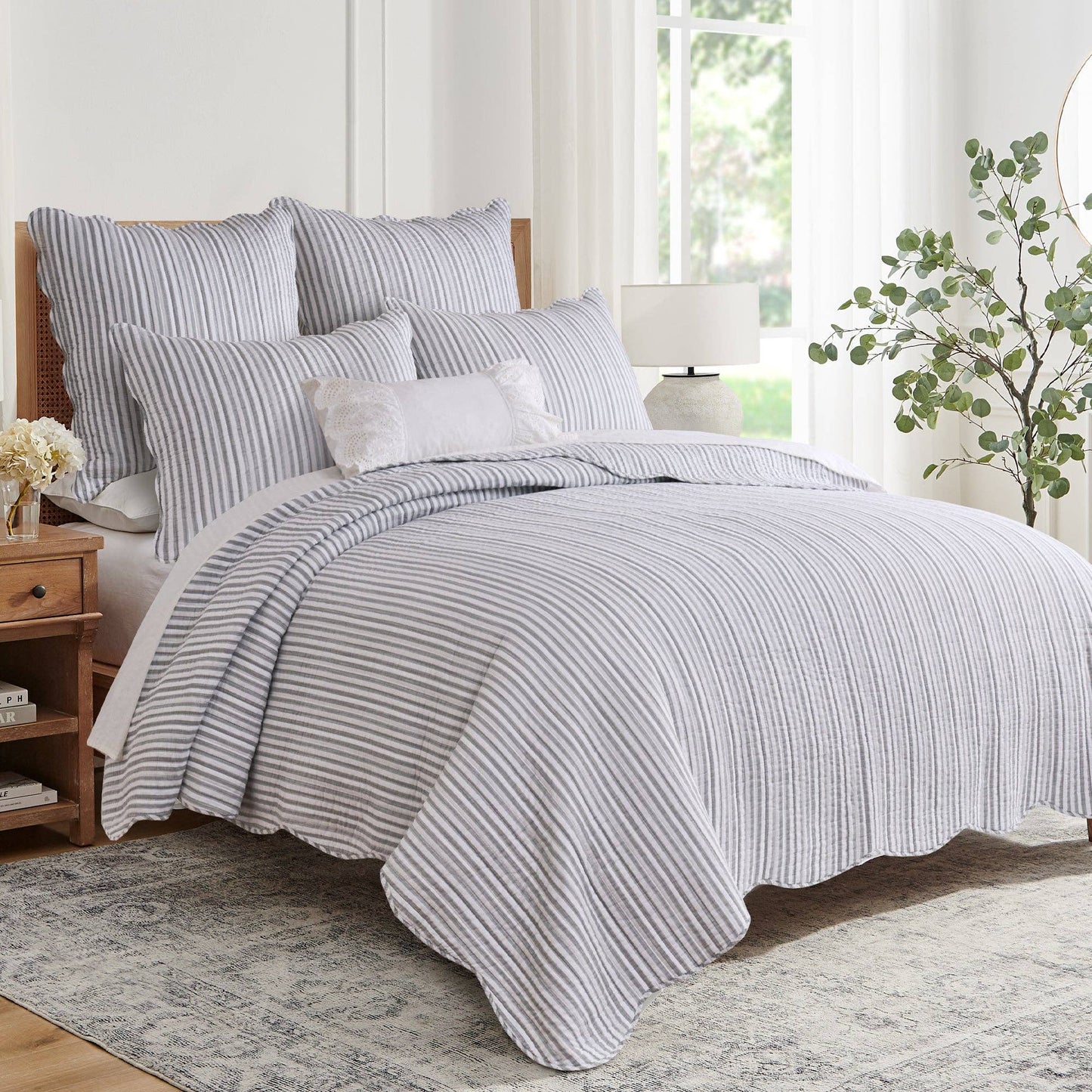 Martha Stripe Euro Sham Set of 2