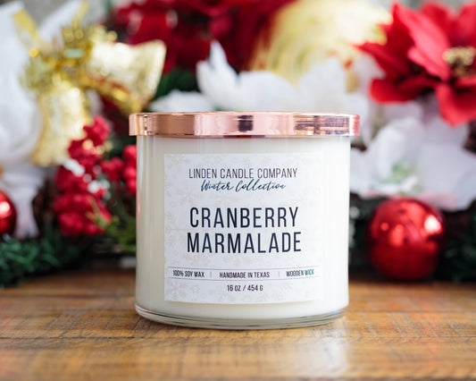 Thanksgiving Candle Cranberry Marmalade 16oz