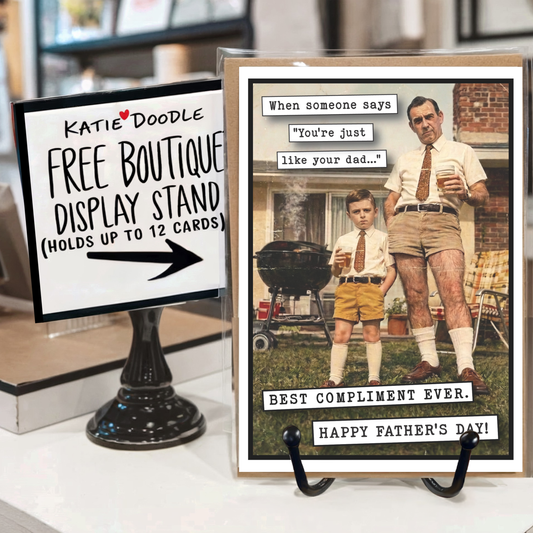 Like Your Dad  Fathers Day Card From Son, Men Gifts
