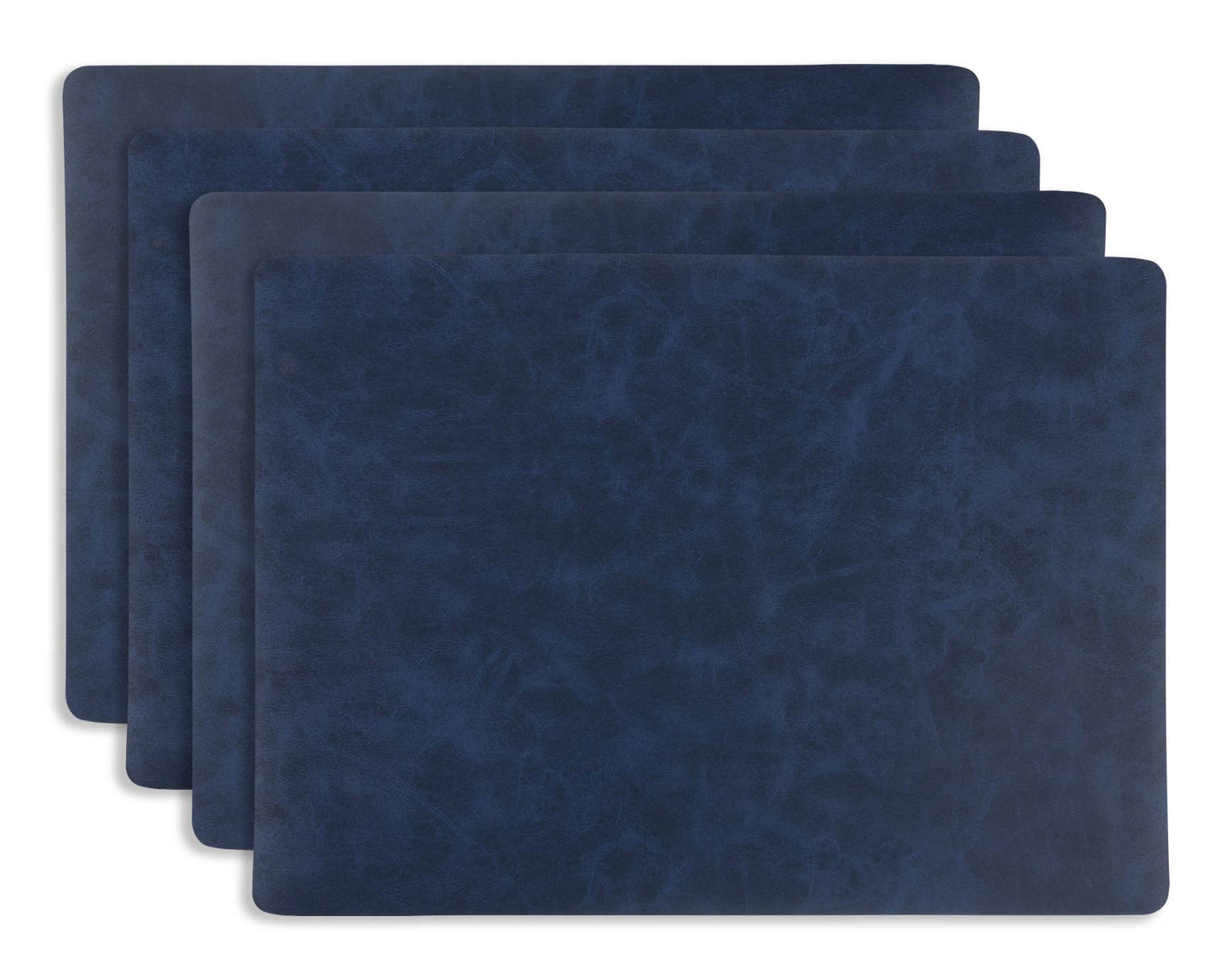KAF Home Santiago Faux Leather Placemat, 13" x 18": Caramel