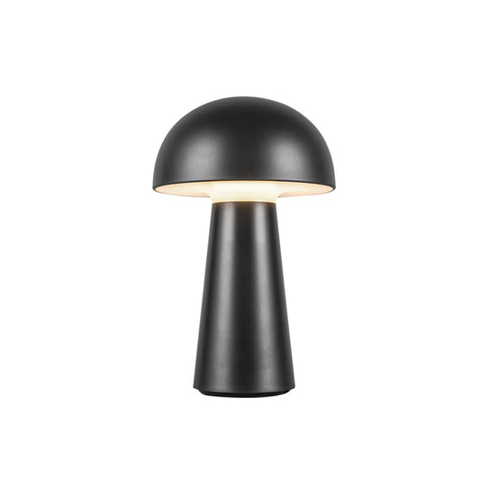 Black Mushroom Light  Asher 8" LED