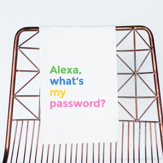 Alexa Password Dish towel