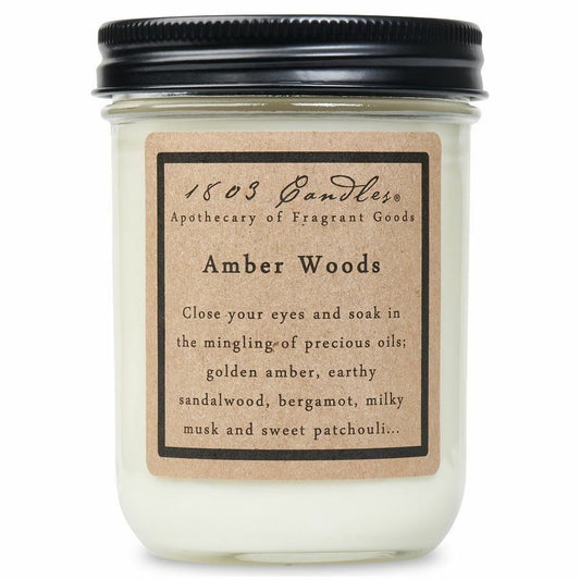 Amber Woods Jar Candle Dis