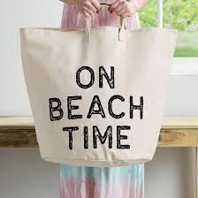 Beach Canvas Tote Bag