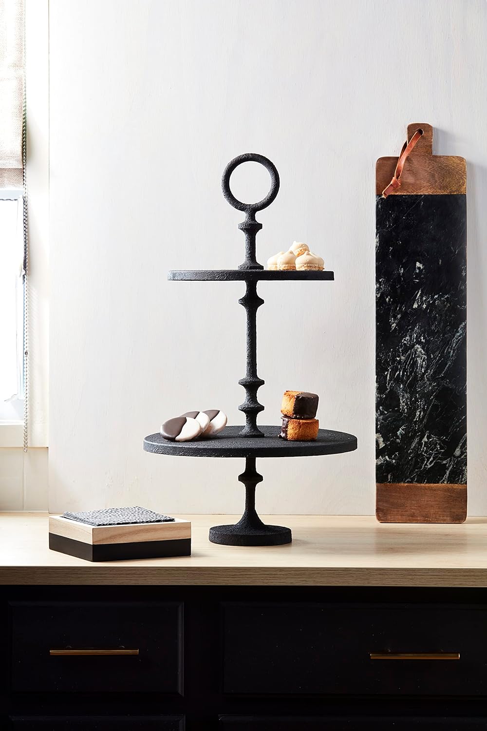 Black Two Tiered Server
