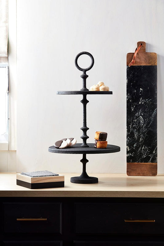Black Two Tiered Server