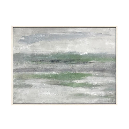 Parallel Views Framed Canvas Painting