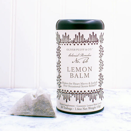 Colonial Remedies No. 6b - Lemon Balm Tea Bags