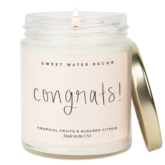 Congrats! 9 oz Soy Candle