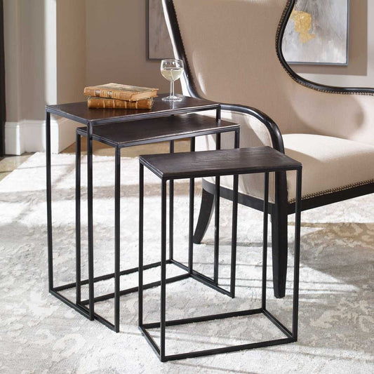 Black COREENE NESTING Table -Sold Separately