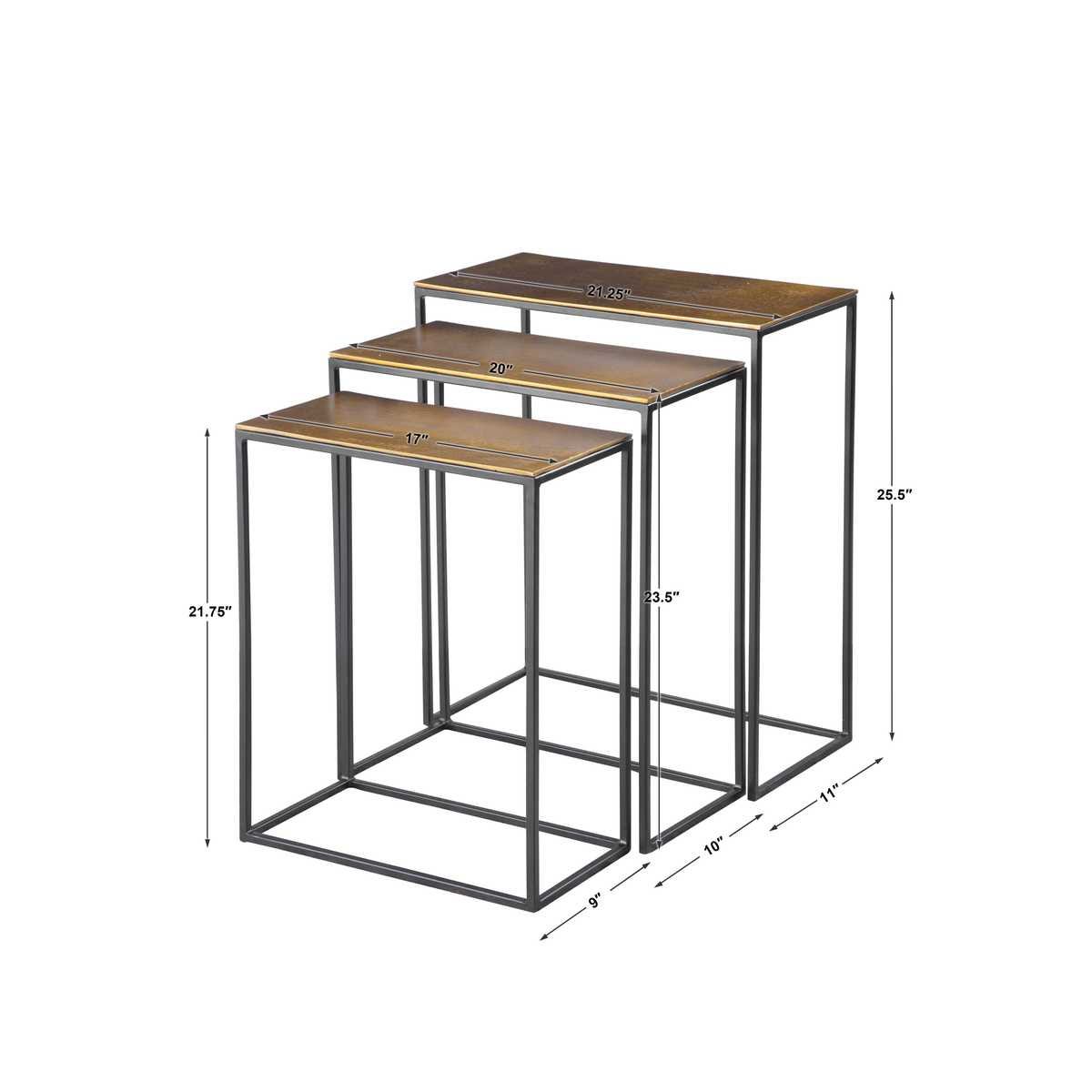 Coreene Nesting Table, Gold -Sold Separately