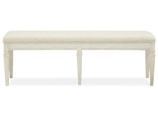 Newport Bench w/Upholstered Seat 56"W x 17"D x 19"H