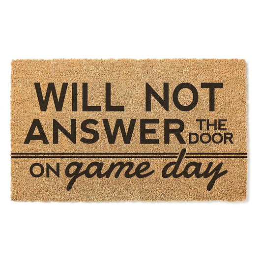 18x30 Coir Doormat Will Not Answer On Game Day
