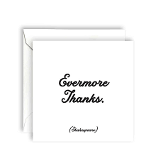 Evermore Thanks Card-Thank You