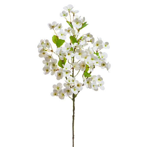 26" WHITE FLORAL SPRAY