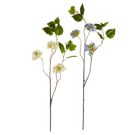 47" Hydrangea Branch