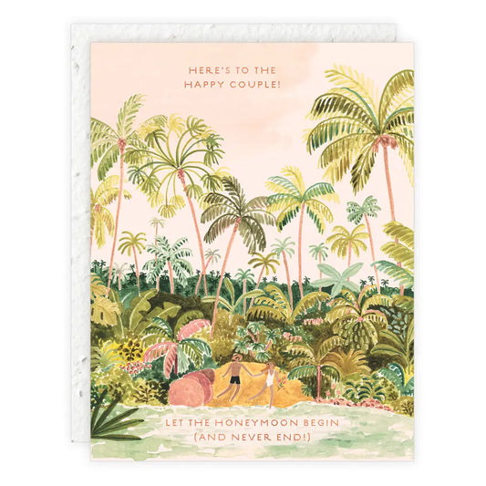 Heres to the Couple Beach Card