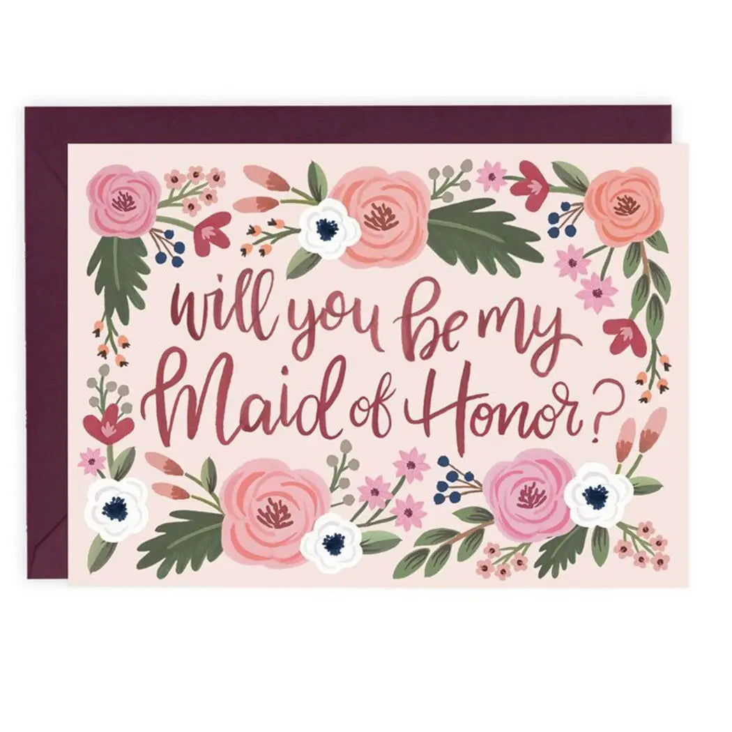 Will you be by maid of honor? Card