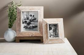 Natural 5x7 Two-Tone Bead Frame