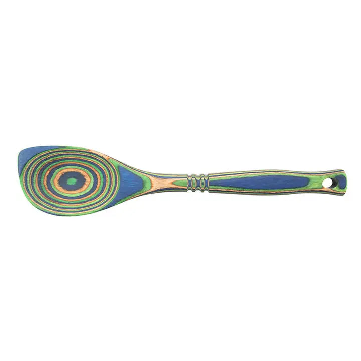 12" Peacock Pakka Corner Spoon