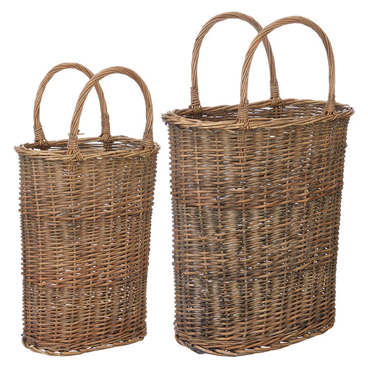 Small Wicker Basket w Handles