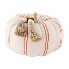 Small Striped Grain Sack Pumpkin