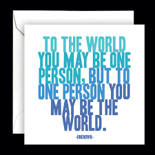 To The World Card