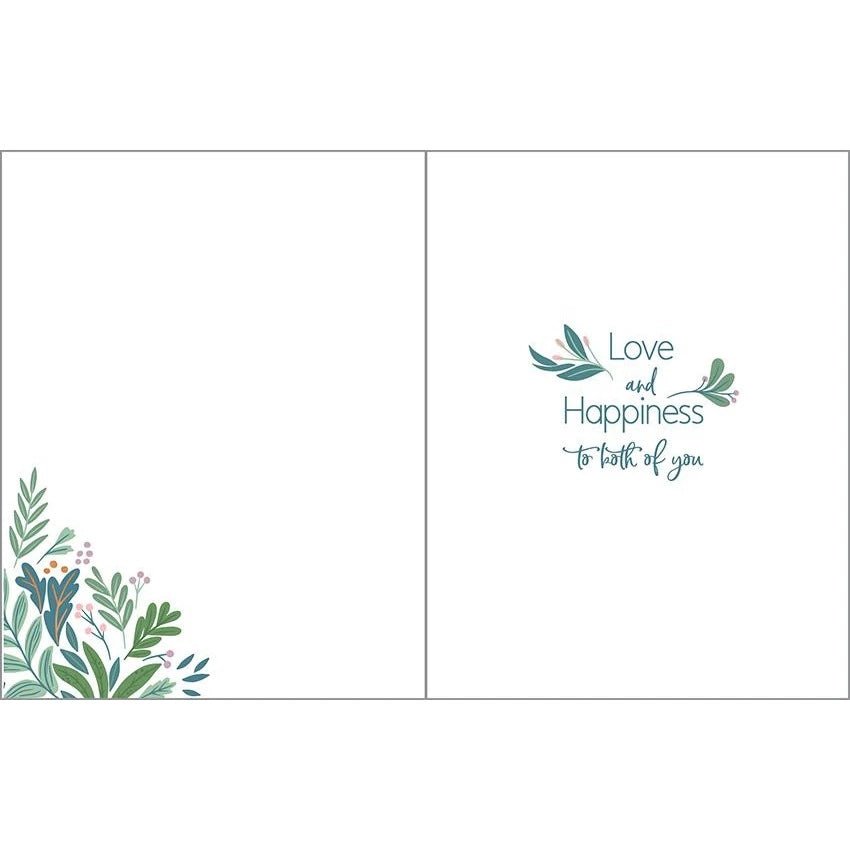 Wedding Card, Heart Of Greens