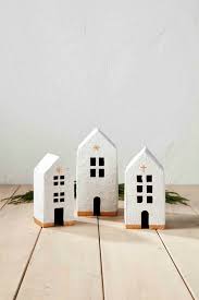 White and Gold Holiday House