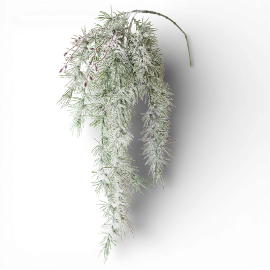 Frosted Weeping Pine Spray 42"