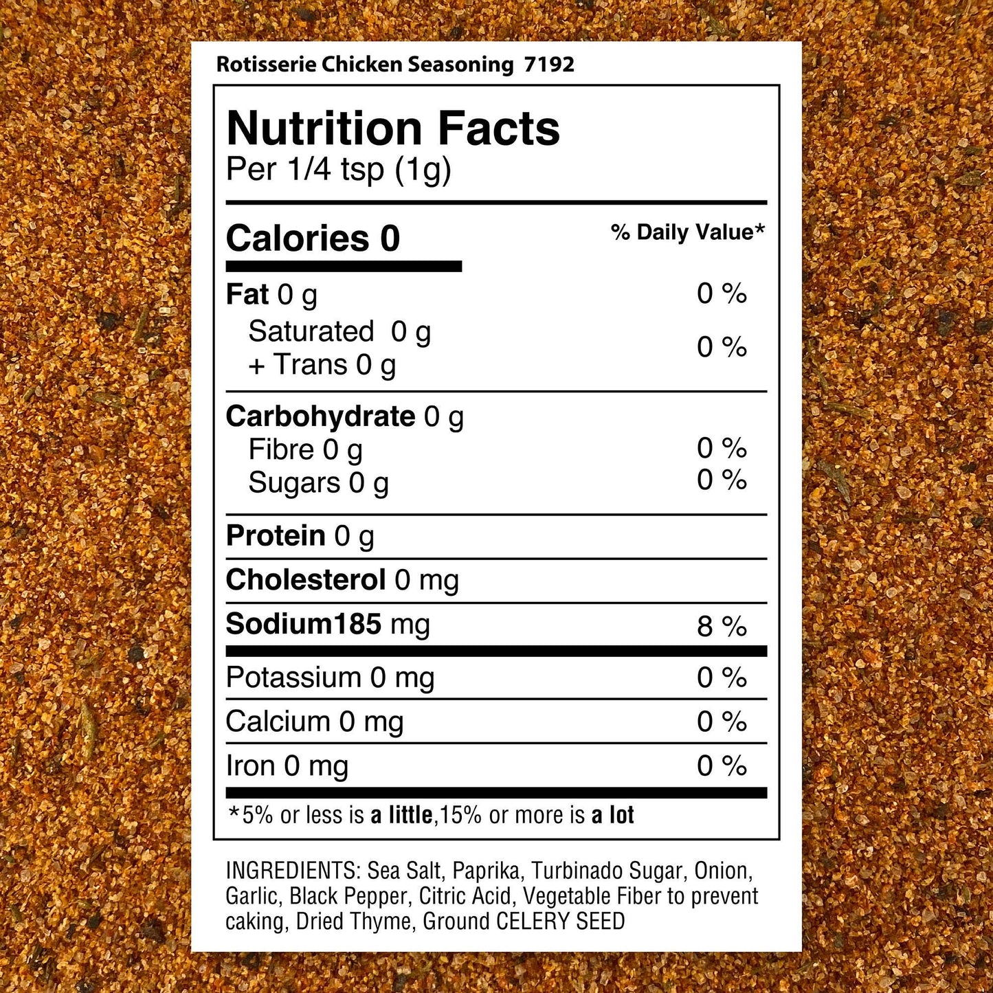 Rotisserie Chicken Seasoning  -5.6 oz Shaker Jars