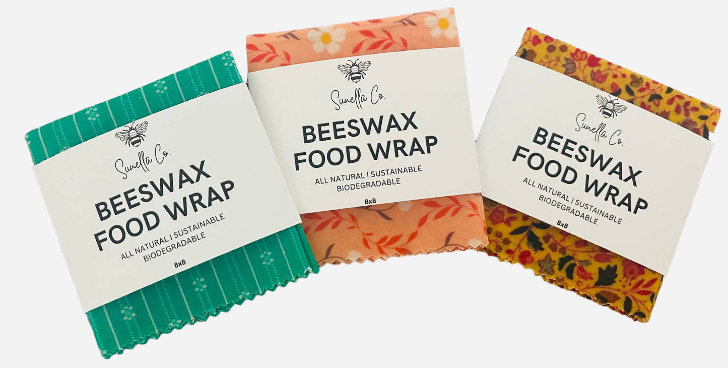 Beeswax Wraps: Three Pack