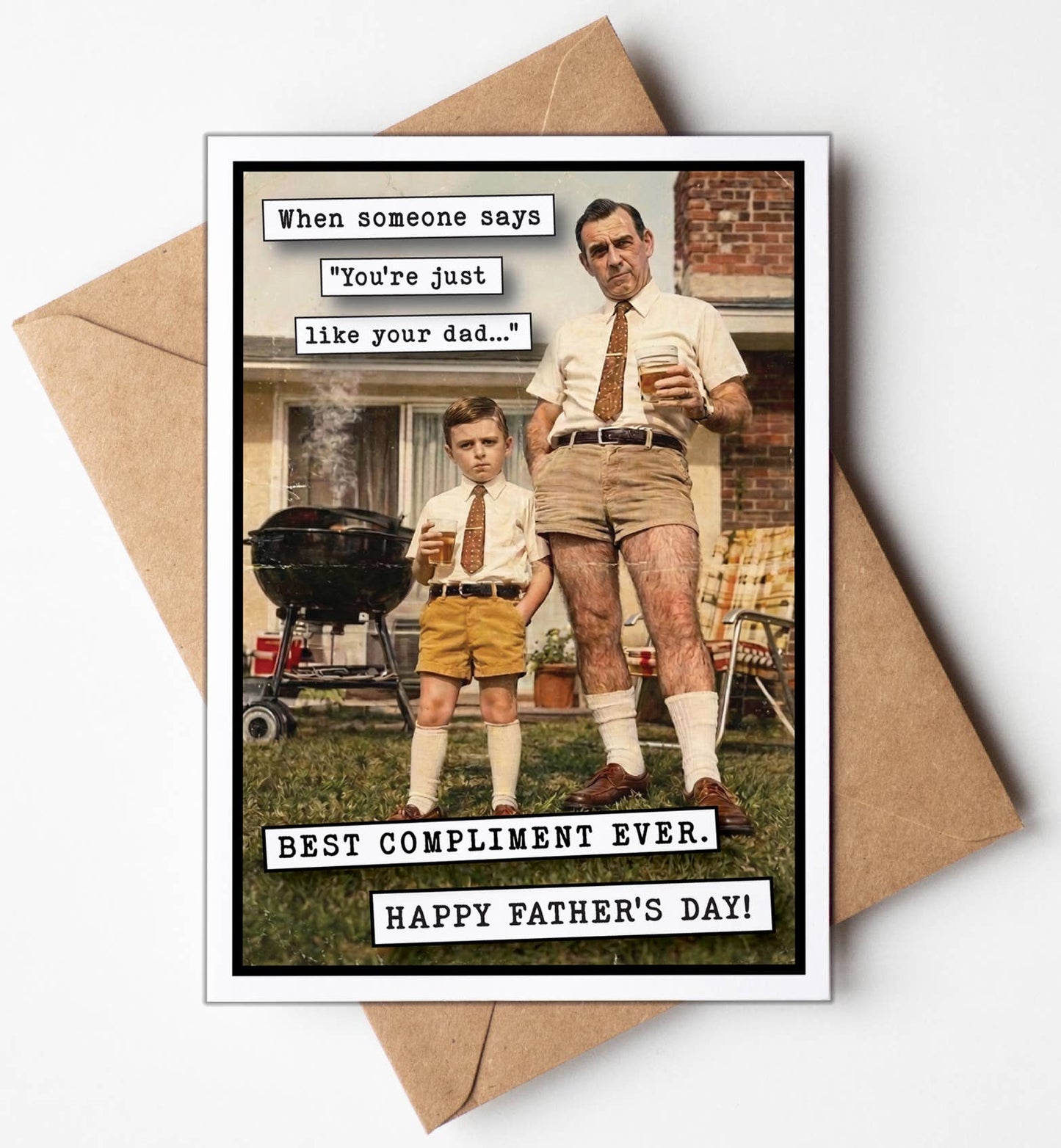 Like Your Dad  Fathers Day Card From Son, Men Gifts